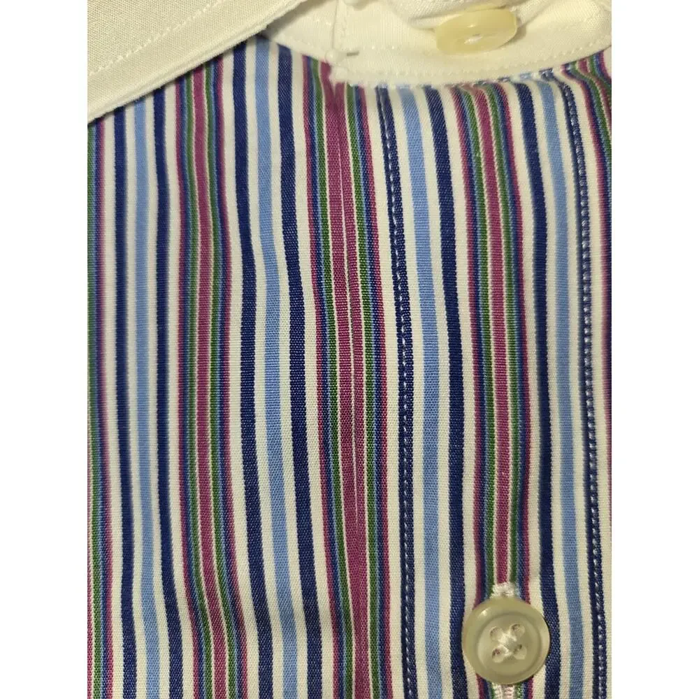 NEW Polo Ralph Lauren Mens Striped Classic Fit Dress Shirt Size 16 1/2 35
